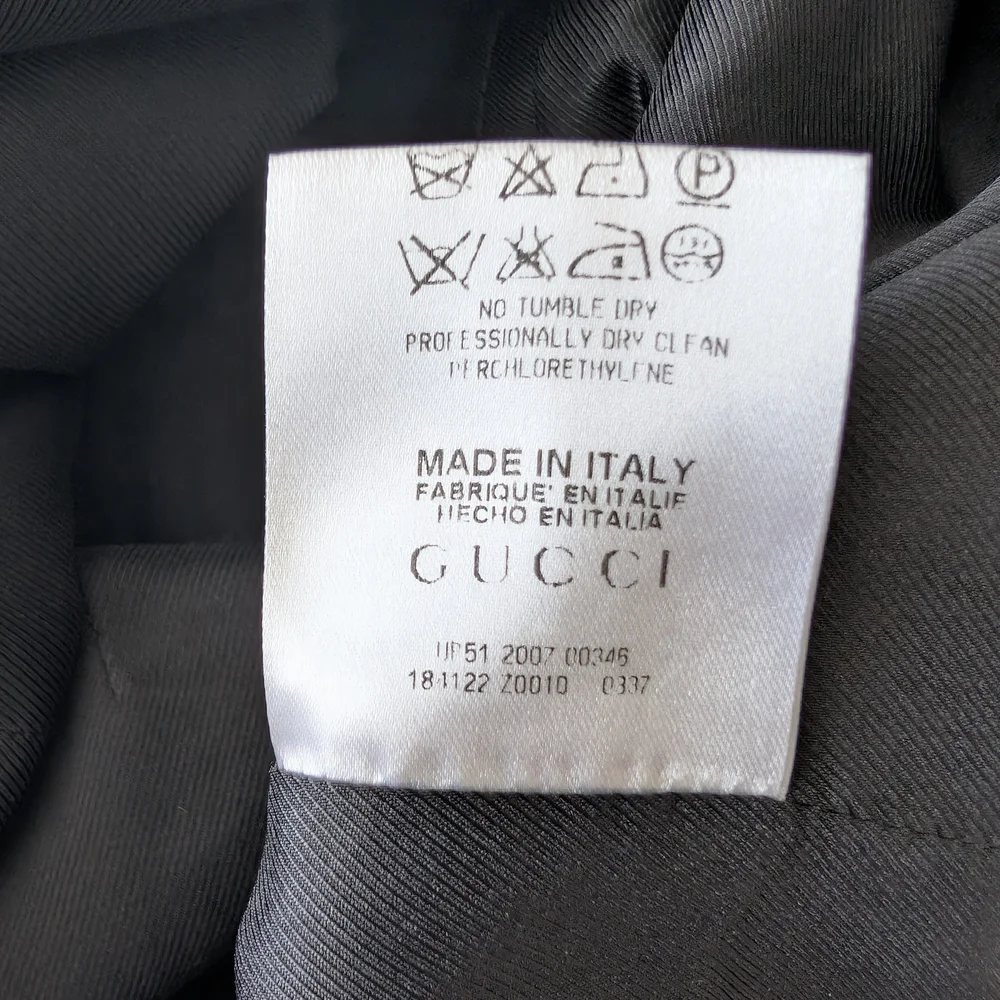 EUC 2017 Gucci Black Pencil Skirt - Size IT 38 - Picture 6 of 7